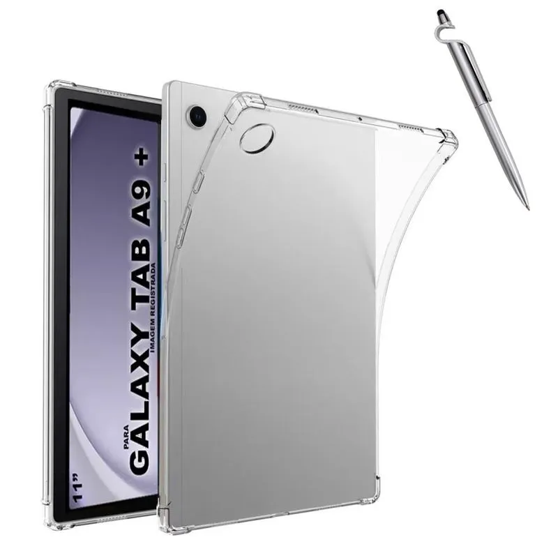 Capa Silicone Para Tab A9 11 Polegadas X210 / X215 + Caneta