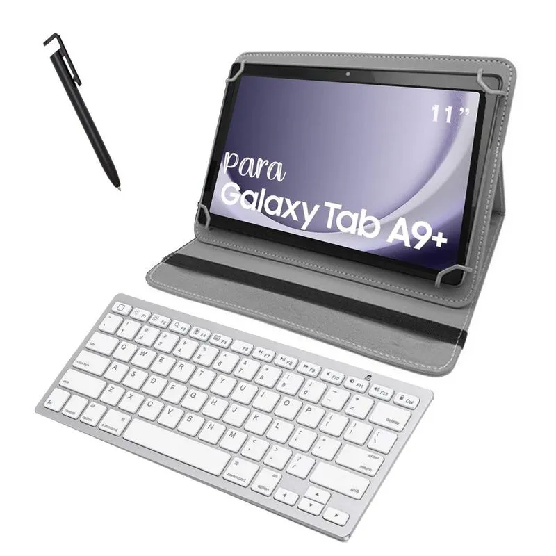 Capa Teclado Para Galaxy Tab A 9 X210 11 + Caneta + Película