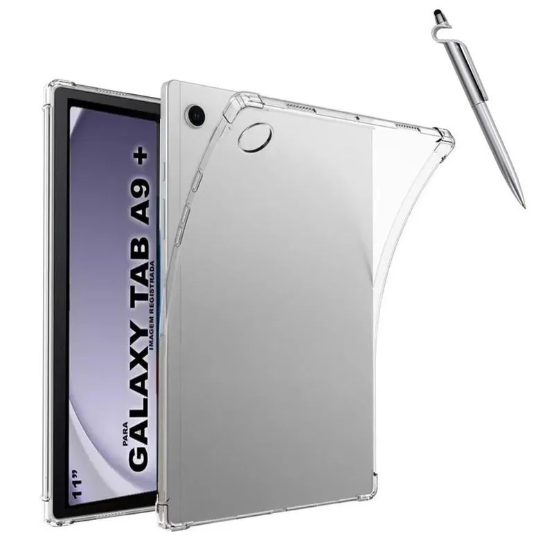 Capa Silicone Para Tablet Galaxy Taba9 + 11 Polegadas + Pelicula