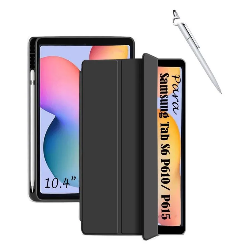 Capa Smart De Tablet Para Samsung P615 Tab S6 Lite + Película