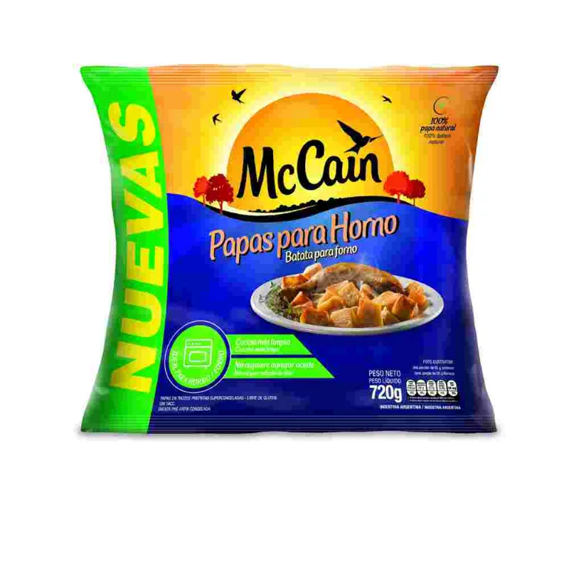 Papas Mc Cain Al Horno 720grs Papas Mccain Al Horno 720 Gr