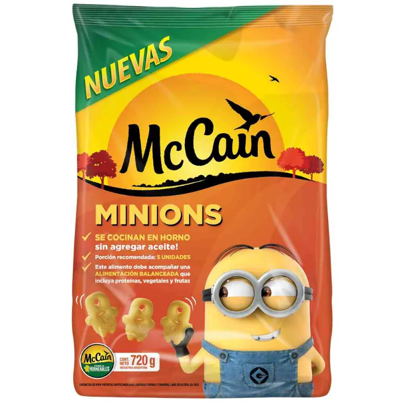 Papas Mccain Horneables Minions 720 Gr