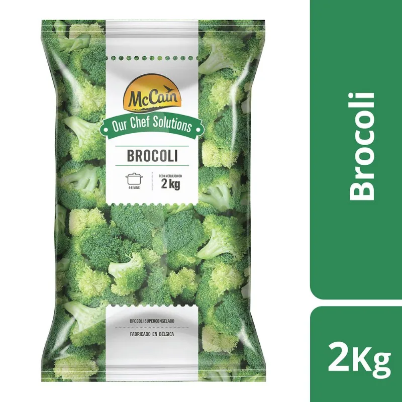 Brócoli congelado Mc Cain bolsa 2 kg.