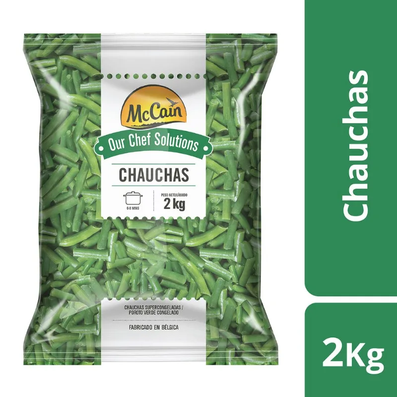 Chaucha congelada Mc Cain bolsa 2 kg.