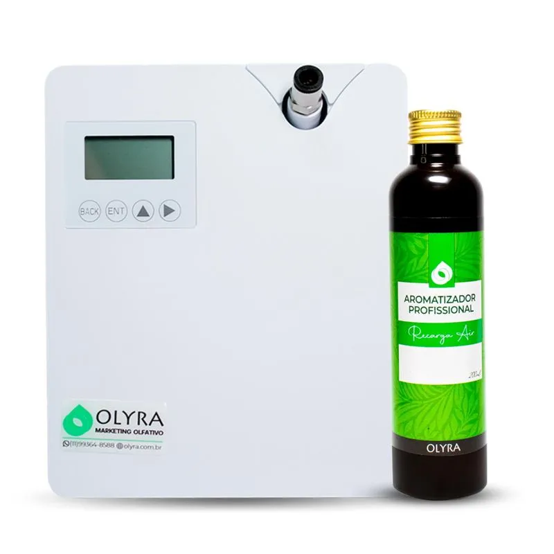 Kit Aromatizador Ambientes Power Branco 150m + 2 Recargas
