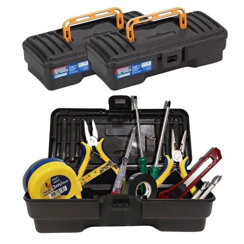 Kit 2 Maletas Organizadora Multiuso Ferramentas Utensílios