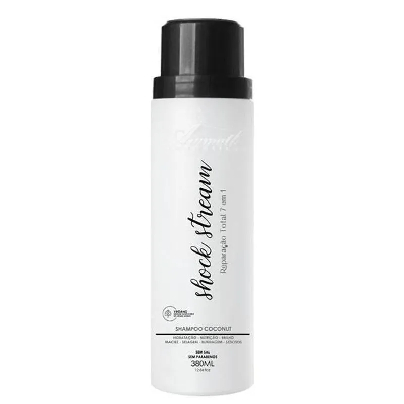 Shampoo Shock Stream Reparação Total 7x1 Aramath 380ml