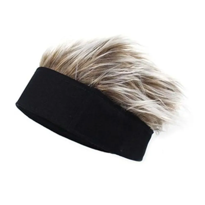 Gorro Touca Com Cabelo Falso Peruca Ajustável Para Careca