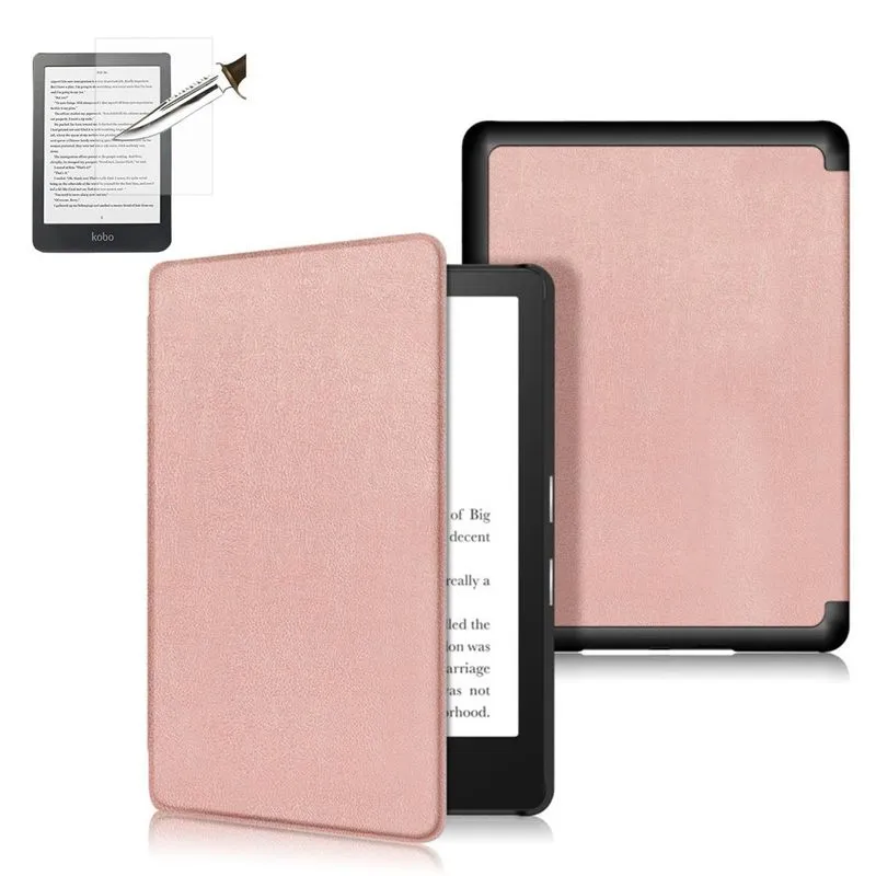 Capa Magnética Couro Sintético Para Kindle 11 Geração+ Vidro