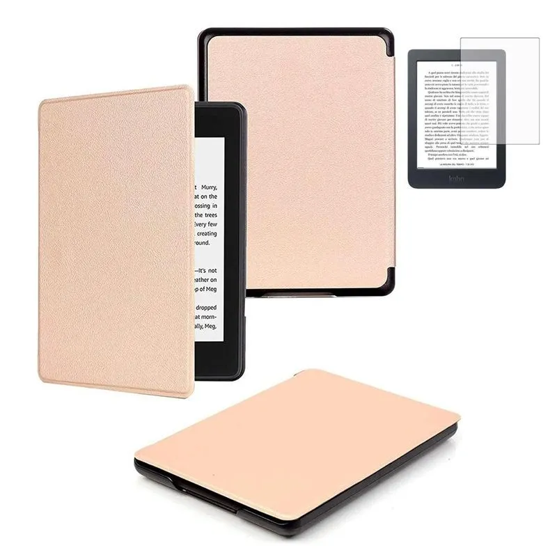 Capa Magnética Couro Sintético Para Kindle 11 Geração+ Vidro