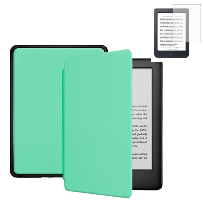 Capa Magnética Couro Sintético Para Kindle 11 Geração+ Vidro