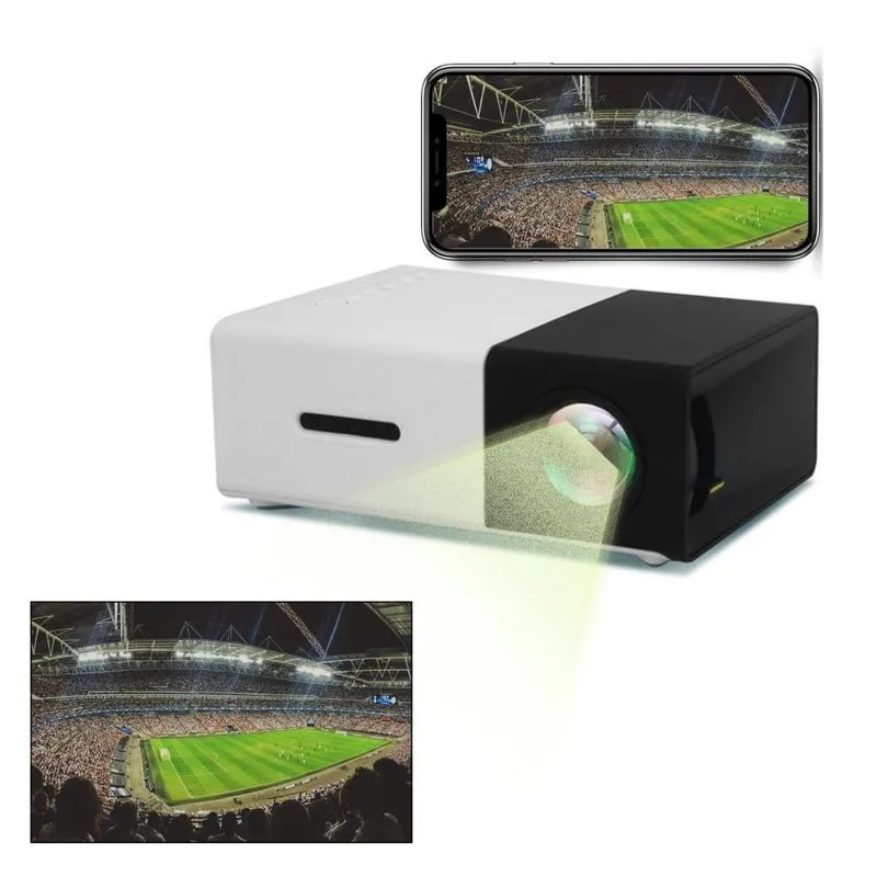 Mini Projetor De Filme Portátil Full Hd Led 1080p 600 Lúmens