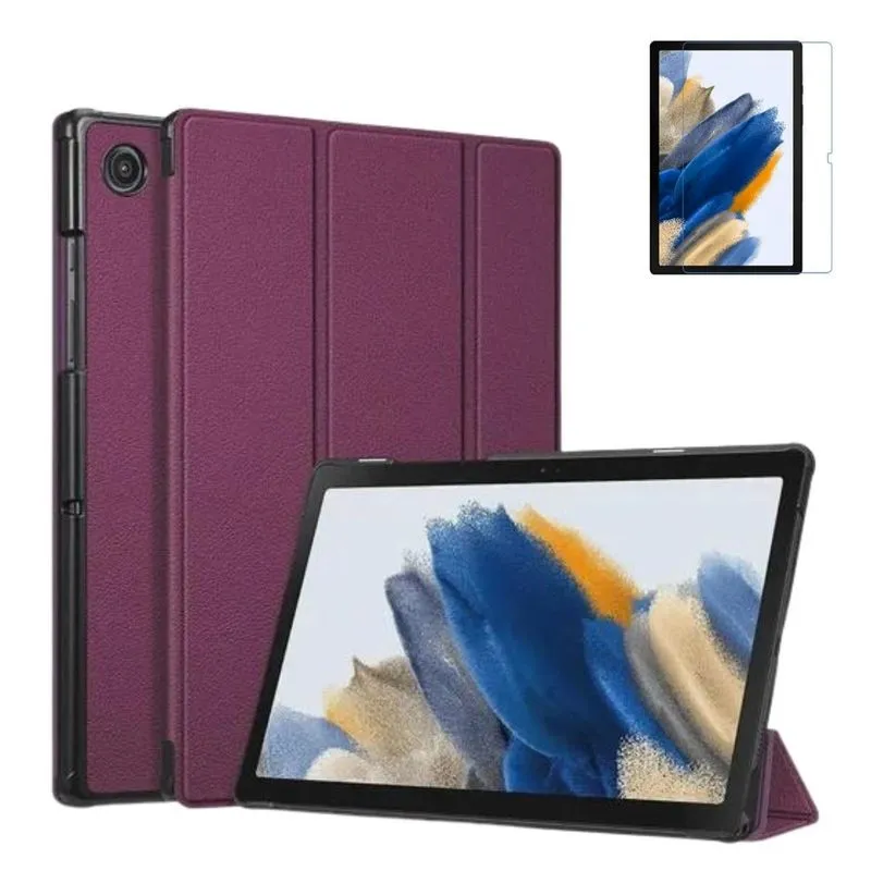Case Auto Sleep Para Samsung Galaxy Tab A8 10.5 X200 + Vidro
