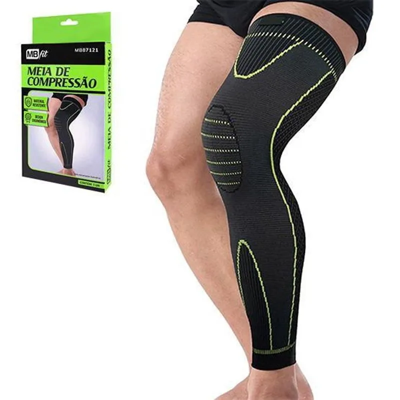 Meia Joelheira Articulada Compressão Ortopedica Elastica Fit