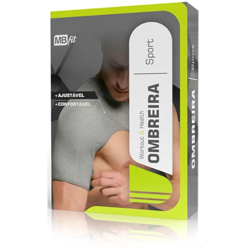 Ombreira Bilateral De Neoprene Fecho Ajustavel Sport 36x31cm