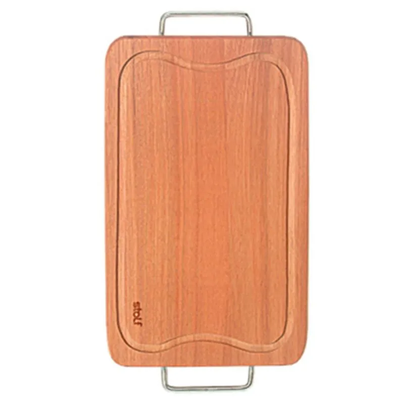 Prancha Tabua De Madeira Corte Churrasco Carne Alca 35x21cm