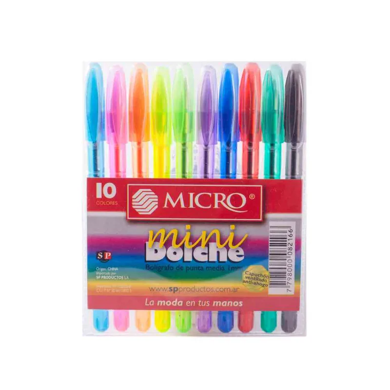 Bolígrafo Micro Mini Dolche 10 U