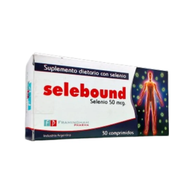 Selebound 50 mcg Selenio x 30 Comp