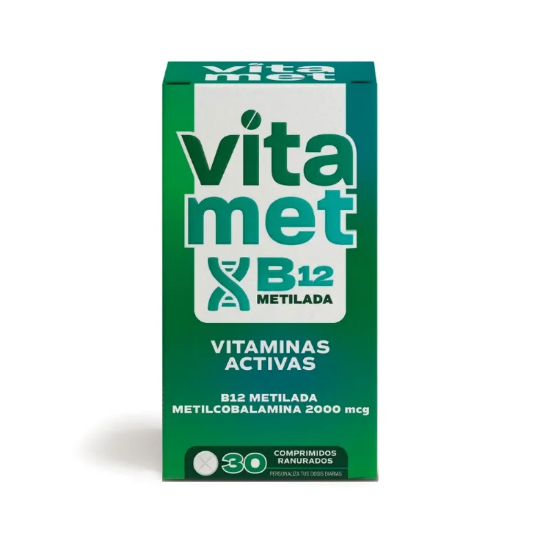 Suplemento Dietario Vitamet B12 Metilada x 30 Comp