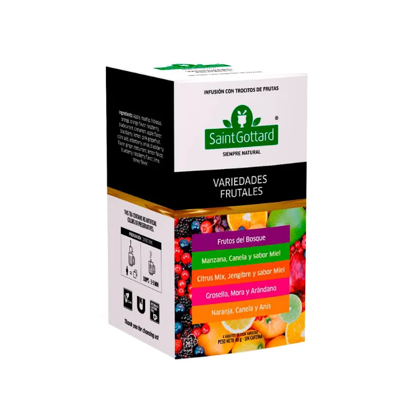 Té Saint Gottard En Saquitos Frutal 20 U