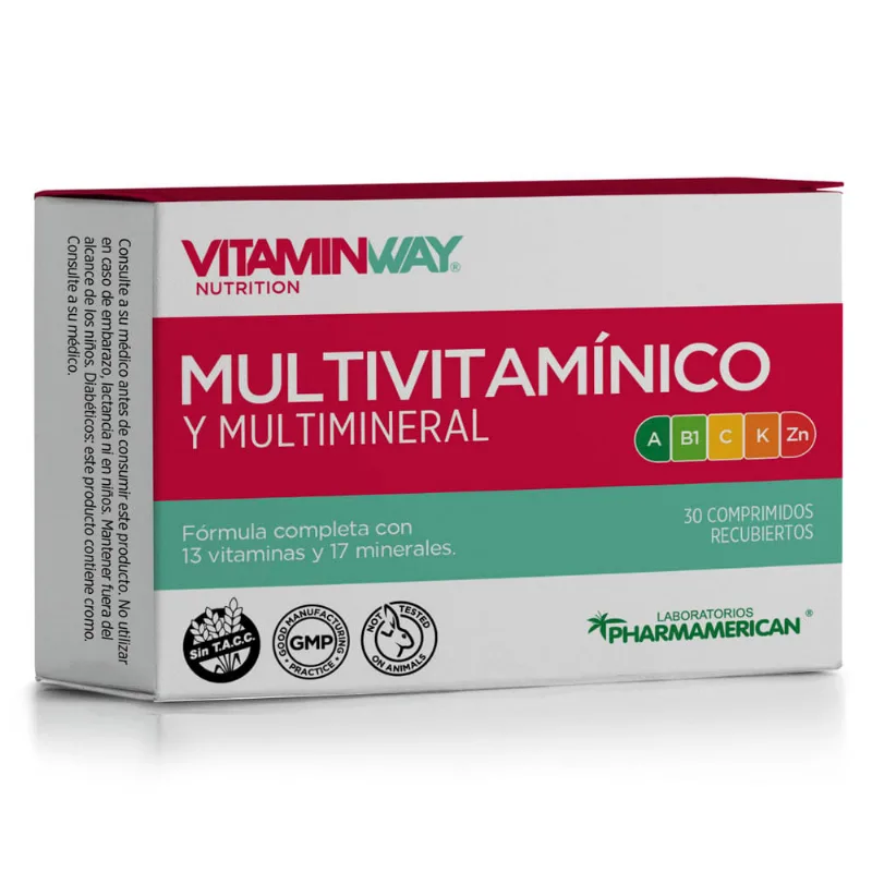 Suplemento Dietario Vitamin Way Multivitamínico x 30 Cápsulas