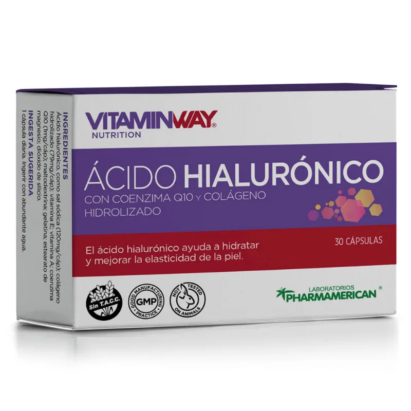 Suplemento Dietario Vitamin Way Ácido Hialurónico x 30 un