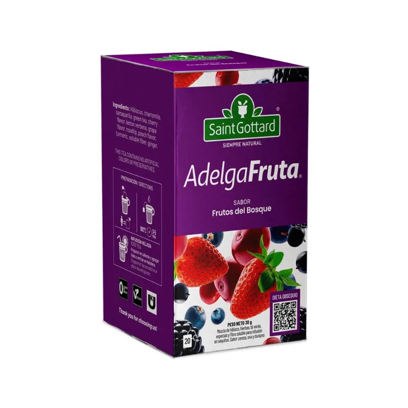 Té en saquitos Detox frutos del bosque 20 u.
