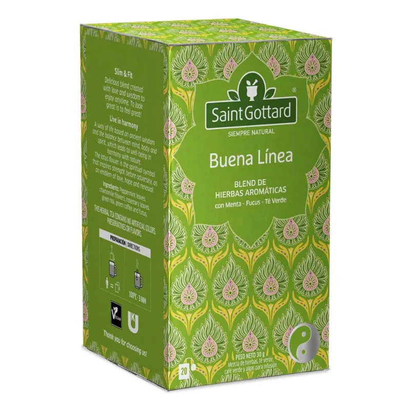 Té Saint Gottard Buena Línea 20 Saquitos