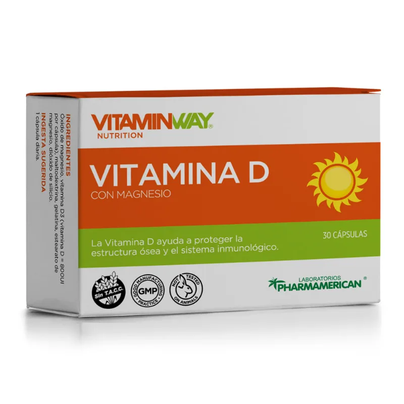 Suplemento Nutricional Vitamin Way Vitamina D x 30 Cáps