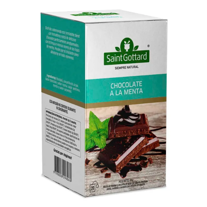 Té Chocolate A La Menta Saint Gottard