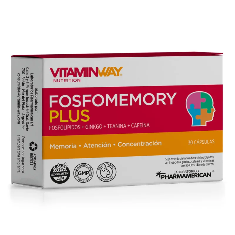 Suplemento Dietario Vitamin Way Fosfomemory Plus x 30 caps