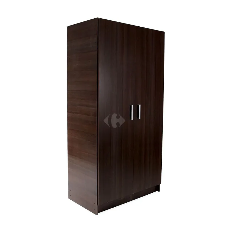 Ropero centro estantes multiuso 2 puertas wengue