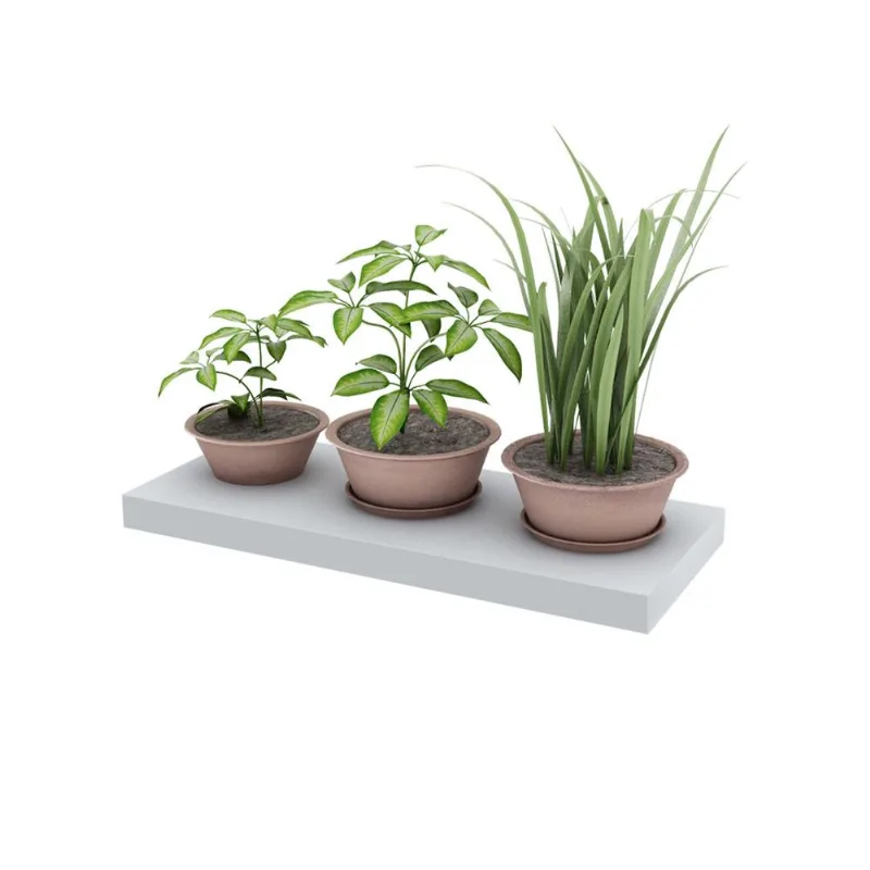 Estante flotante Centro Estant 60 x 25 cm. blanco