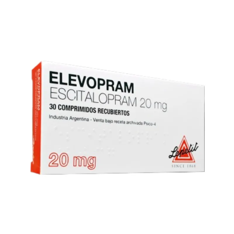 Elevopram Escitalopram 20 mg x 30 Comp