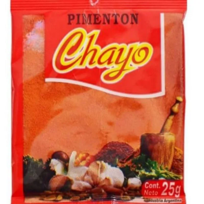 Pimentón extra Chayo en sobre 25 grs