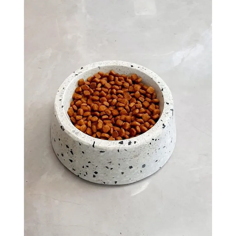 Pote Comedouro Ração Pequeno 300gr Branco Para Cachorro Gato