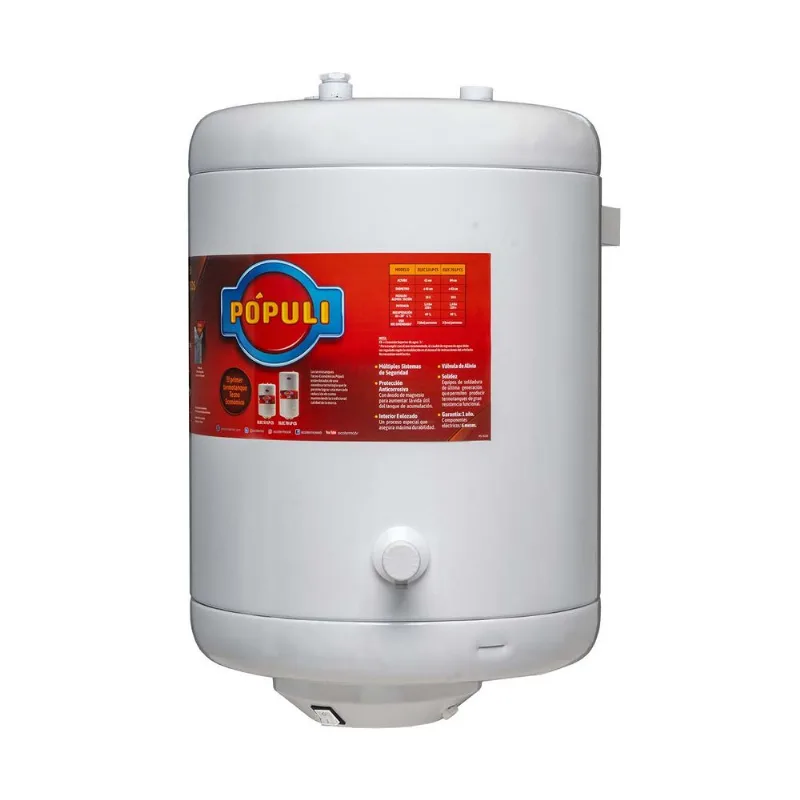 TERMOTANQUES POPULI 53 ELÉCTRICO SUPERIOR