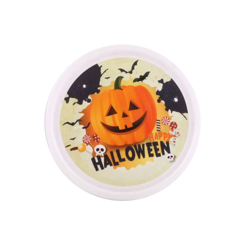 Hermético Redondo Tapa Con Trabas Halloween