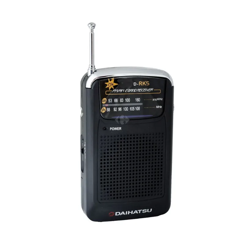 Radio pocket Daihatsu AM/FM D-RK5 negro