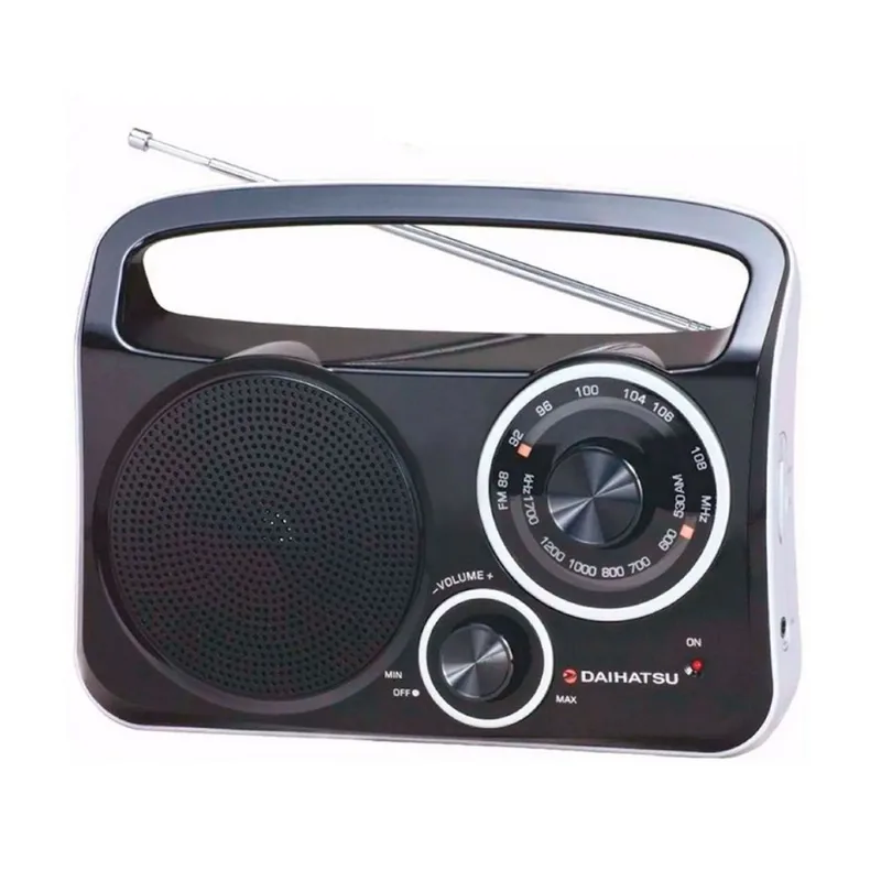 Radio Portátil Daihatsu Analógica D-rp400/bk Negro