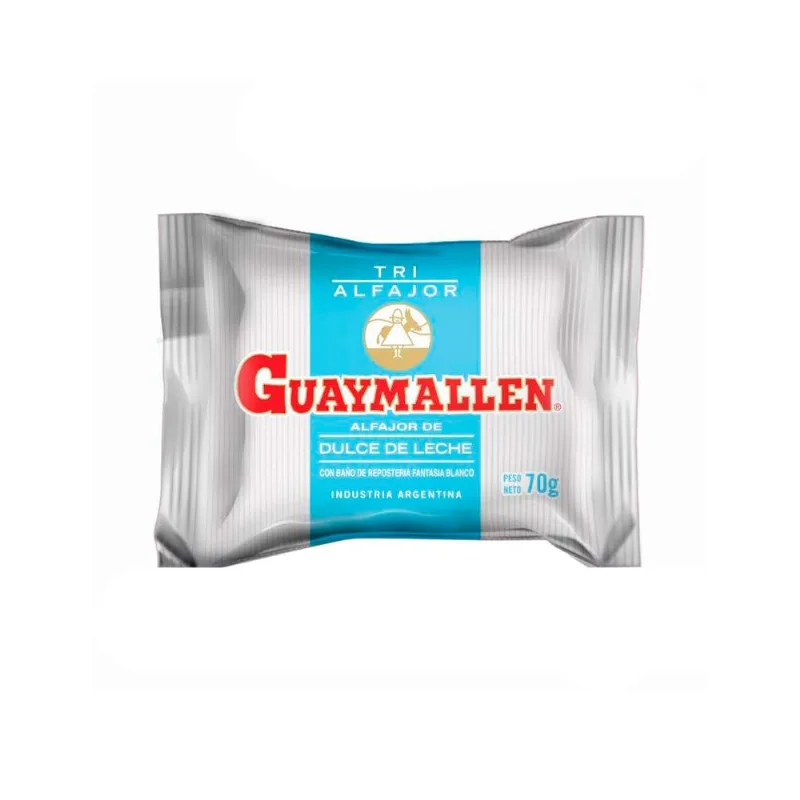 Alfajor Guaymallen Dulce De Leche Triple 78 Gr