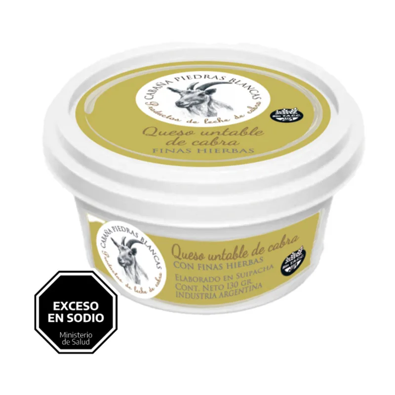 Queso Untable Cabaña Piedras Blancas Fh X 130