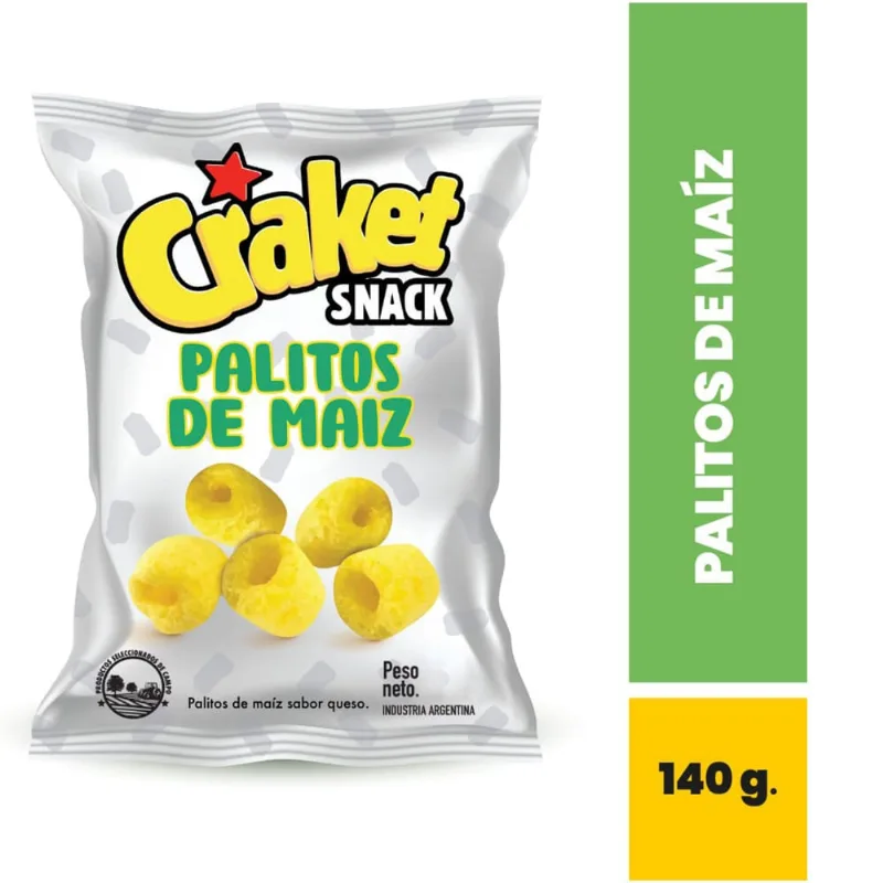 Palitos de maíz Craket 140 grs