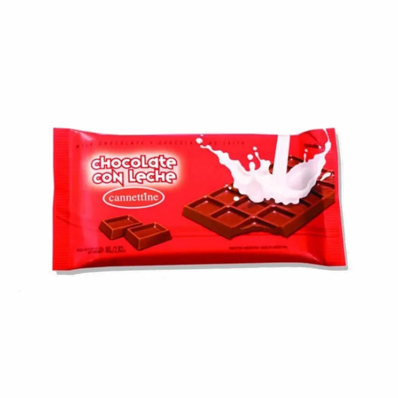 Tableta de chocolate Cannettine 80 g.