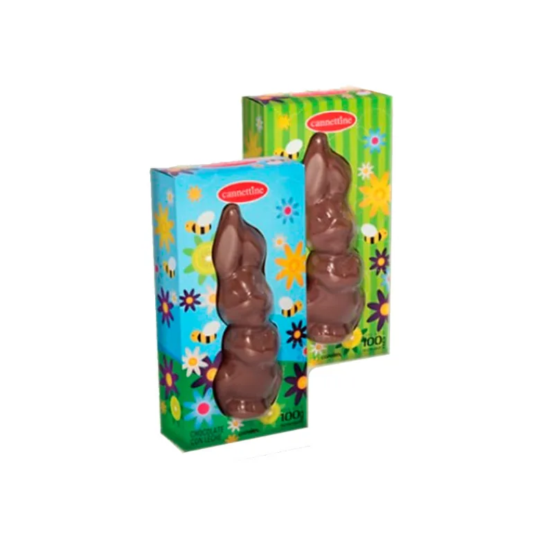 Conejo De Chocolate Con Leche Cannetine Conejo De Pascua Canettine Preimum Leche 100 Gr