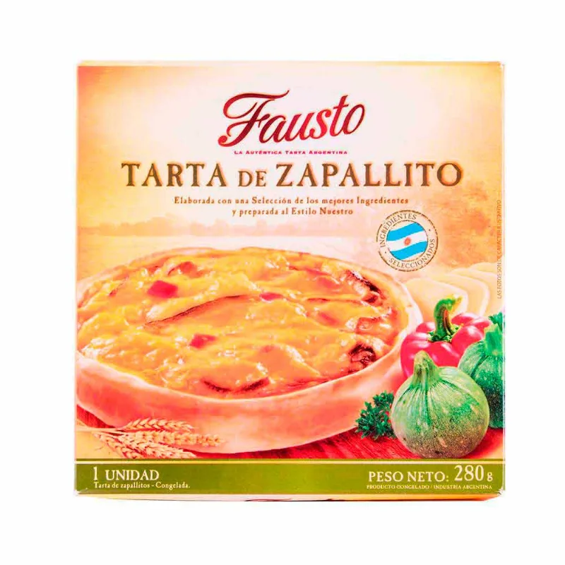 Tarta Individual Fausto De Zapallitos 280 Gr