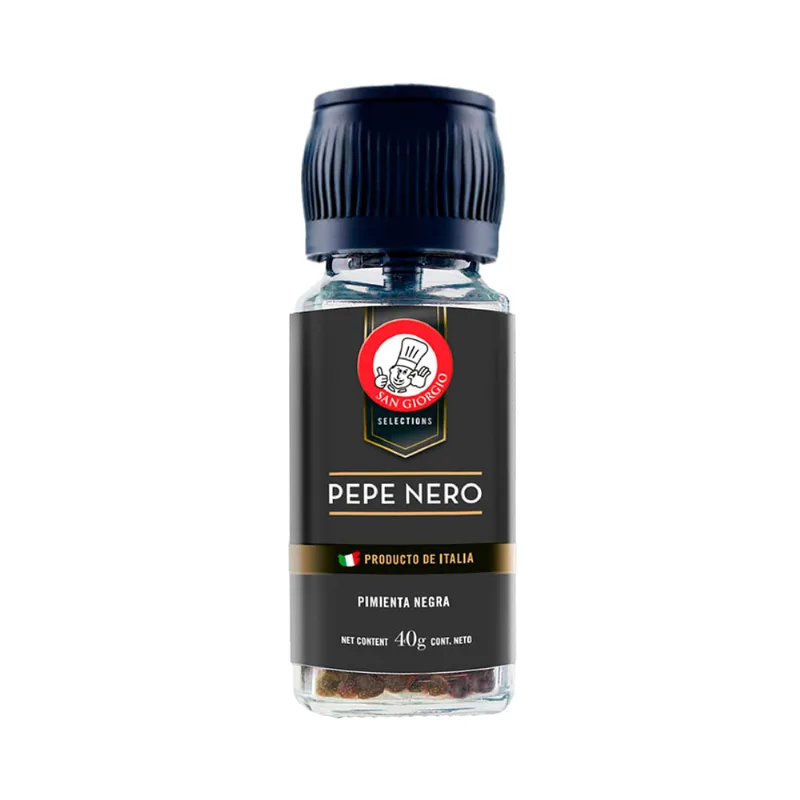 Pimienta Negra en Grano 40 Grs San Giorgio