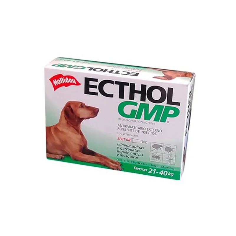 PIPETA ECTHOL PERROS DE 21 A 40 KG
