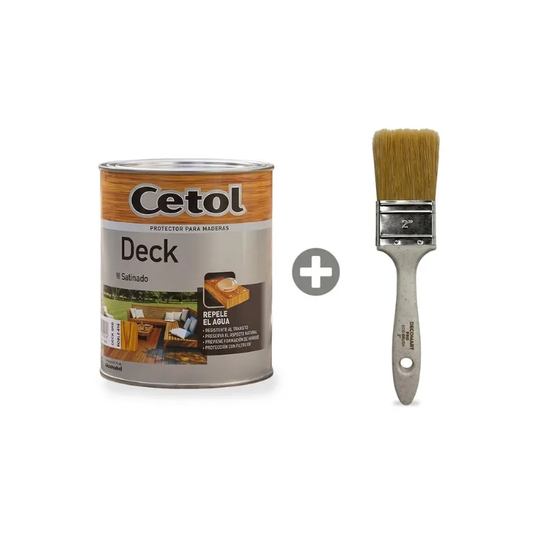 Protector para madera Cetol Deck satinado 4 Lts Teca