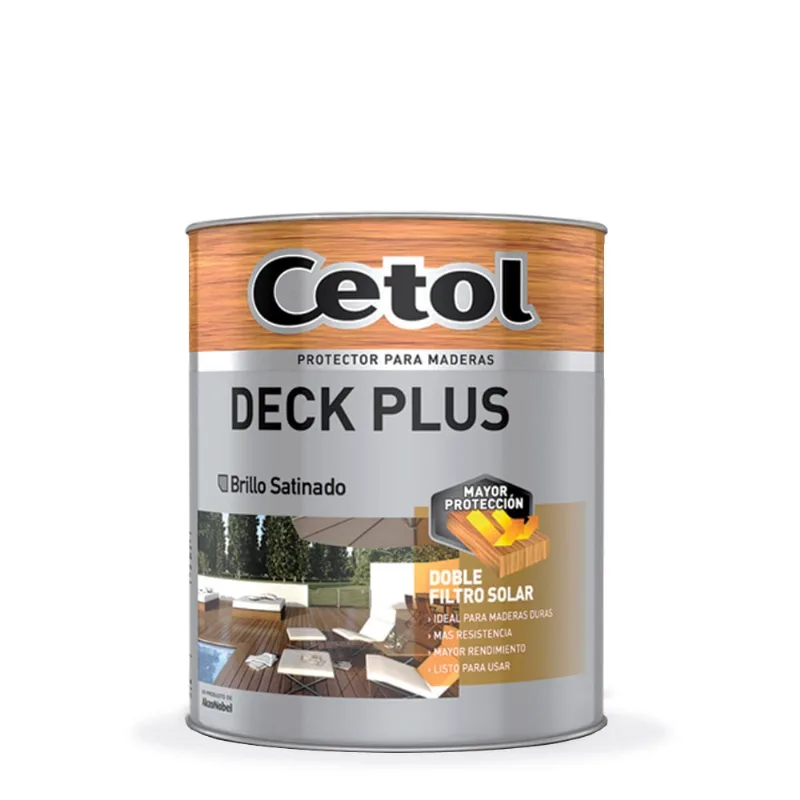 Protector para madera Cetol Deck Plus satinado 1 Lts Natural